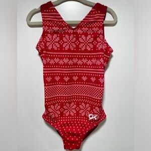 GK CS snowflake heart cross-stitch print leo